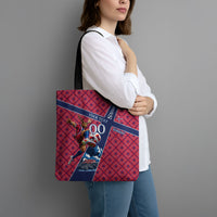 Personalized Norway Soccer Moose Champions Tote Bag Football Nordic Heritage Mountain Art