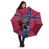 Personalized Norway Soccer Moose Champions Umbrella Football Nordic Heritage Mountain Art