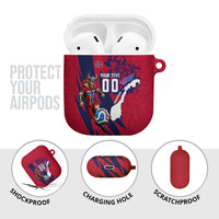 Personalized Norway Soccer Viking Champions AirPods Case Football Norse Warrior Map Nordic Cross