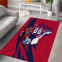 Personalized Norway Soccer Viking Champions Area Rug Football Norse Warrior Map Nordic Cross