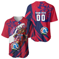 Personalized Norway Soccer Viking Champions Baseball Jersey Football Norse Warrior Map Nordic Cross