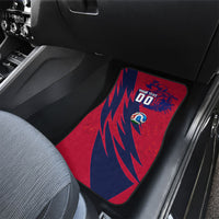 Personalized Norway Soccer Viking Champions Car Mats Football Norse Warrior Map Nordic Cross