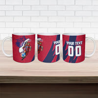 Personalized Norway Soccer Viking Champions Ceramic Mug Football Norse Warrior Map Nordic Cross