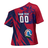 Personalized Norway Soccer Viking Champions Cross Shoulder Shirt Football Norse Warrior Map Nordic Cross