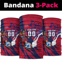 Personalized Norway Soccer Viking Champions Neck Gaiter Football Norse Warrior Map Nordic Cross