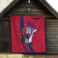 Personalized Norway Soccer Viking Champions Quilt Football Norse Warrior Map Nordic Cross