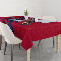 Personalized Norway Soccer Viking Champions Tablecloth Football Norse Warrior Map Nordic Cross