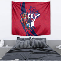 Personalized Norway Soccer Viking Champions Tapestry Football Norse Warrior Map Nordic Cross