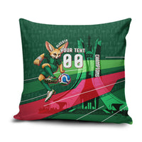 Personalized Algeria Football Champions Pillow Cover Fennec Fox Mascot - Algiers Martyrs Memorial