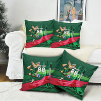 Personalized Algeria Football Champions Pillow Cover Fennec Fox Mascot - Algiers Martyrs Memorial