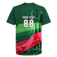 Personalized Algeria Football Champions Rugby Jersey Fennec Fox Mascot - Algiers Martyrs Memorial