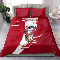 Somos Peru Independence Day Bedding Set Inti Sun God Andean Condor Tribal