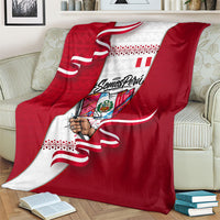 Somos Peru Independence Day Blanket Inti Sun God Andean Condor Tribal