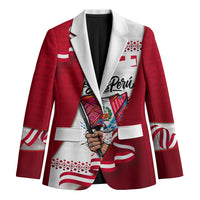 Somos Peru Independence Day Blazer Inti Sun God Andean Condor Tribal