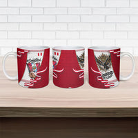 Somos Peru Independence Day Ceramic Mug Inti Sun God Andean Condor Tribal