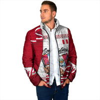 Somos Peru Independence Day Padded Jacket Inti Sun God Andean Condor Tribal