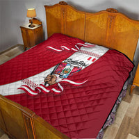 Somos Peru Independence Day Quilt Inti Sun God Andean Condor Tribal