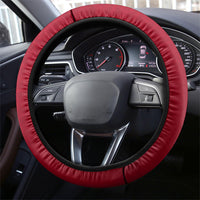 Somos Peru Independence Day Steering Wheel Cover Inti Sun God Andean Condor Tribal