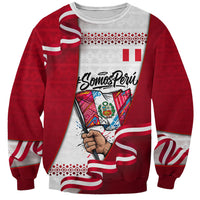 Somos Peru Independence Day Sweatshirt Inti Sun God Andean Condor Tribal