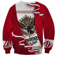 Somos Peru Independence Day Sweatshirt Inti Sun God Andean Condor Tribal