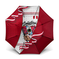 Somos Peru Independence Day Umbrella Inti Sun God Andean Condor Tribal