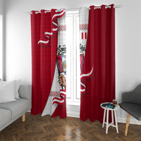 Somos Peru Independence Day Window Curtain Inti Sun God Andean Condor Tribal