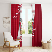 Somos Peru Independence Day Window Curtain Inti Sun God Andean Condor Tribal