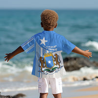 Somalia Independence Day 1960 Kid Hawaiian Shirt Somali Coat Of Arms Star - Land Of The Brave