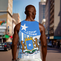 Somalia Independence Day 1960 Men Tank Top Somali Coat Of Arms Star - Land Of The Brave