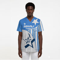 Somalia Independence Day 1960 Scrub Top Somali Coat Of Arms Star - Land Of The Brave