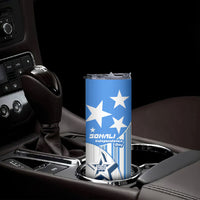 Somalia Independence Day 1960 Skinny Tumbler Somali Coat Of Arms Star - Land Of The Brave