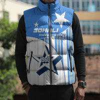 Somalia Independence Day 1960 Sleeveless Puffer Jacket Somali Coat Of Arms Star - Land Of The Brave