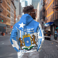Somalia Independence Day 1960 Zip Hoodie Somali Coat Of Arms Star - Land Of The Brave