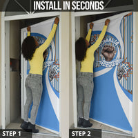Somalia Freedom Independence Door Cover Leopard Flag Power Fist