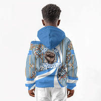 Somalia Freedom Independence Kid Hoodie Leopard Flag Power Fist