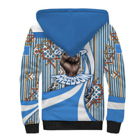 Somalia Freedom Independence Sherpa Hoodie Leopard Flag Power Fist