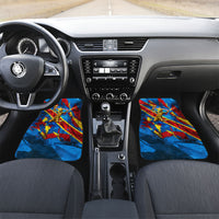 DR Congo Patrice Lumumba Football Victory Car Mats African Pride Leopard And Flag