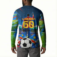 DR Congo Patrice Lumumba Button Sweatshirt Kinshasa Stadium Flag - King Of Kinshasa Football