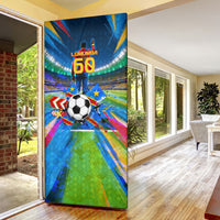 DR Congo Patrice Lumumba Door Cover Kinshasa Stadium Flag - King Of Kinshasa Football