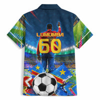 DR Congo Patrice Lumumba Hawaiian Shirt Kinshasa Stadium Flag - King Of Kinshasa Football