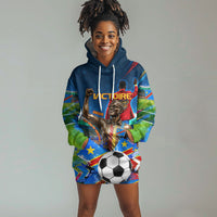 DR Congo Patrice Lumumba Hoodie Dress Kinshasa Stadium Flag - King Of Kinshasa Football