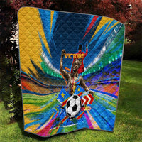 DR Congo Patrice Lumumba Quilt Kinshasa Stadium Flag - King Of Kinshasa Football