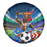 DR Congo Patrice Lumumba Spare Tire Cover Kinshasa Stadium Flag - King Of Kinshasa Football