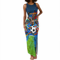 DR Congo Patrice Lumumba Tank Maxi Dress Kinshasa Stadium Flag - King Of Kinshasa Football