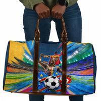 DR Congo Patrice Lumumba Travel Bag Kinshasa Stadium Flag - King Of Kinshasa Football