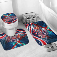 Norway Football Viking Row Bathroom Set Viking Shield Aurora Borealis Dynamic Art
