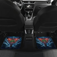Norway Football Viking Row Car Mats Viking Shield Aurora Borealis Dynamic Art