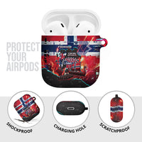 Norway Football Viking Row AirPods Case Flag Nordic Footballer - If We Win Lets Do It
