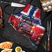 Norway Football Viking Row Apron Flag Nordic Footballer - If We Win Lets Do It