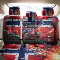 Norway Football Viking Row Back Car Seat Cover Flag Nordic Footballer - If We Win Lets Do It